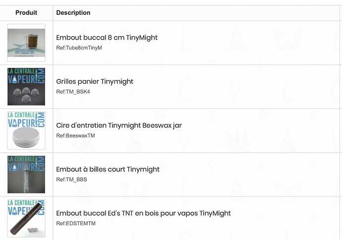 commande